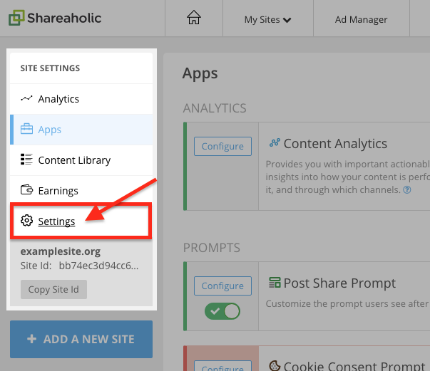 Share Buttons Customize Twitter Handle Url Shortener Hashtag Shareaholic Helpdesk